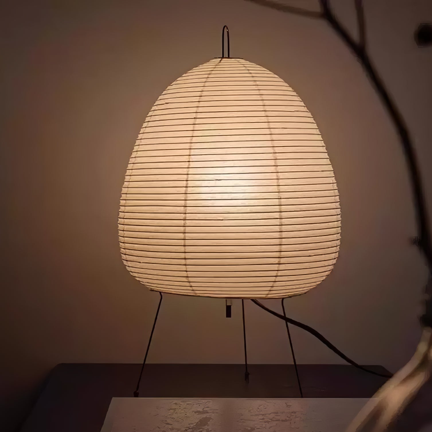 Tranquilux Paper Japanese-Inspired Table Lamp