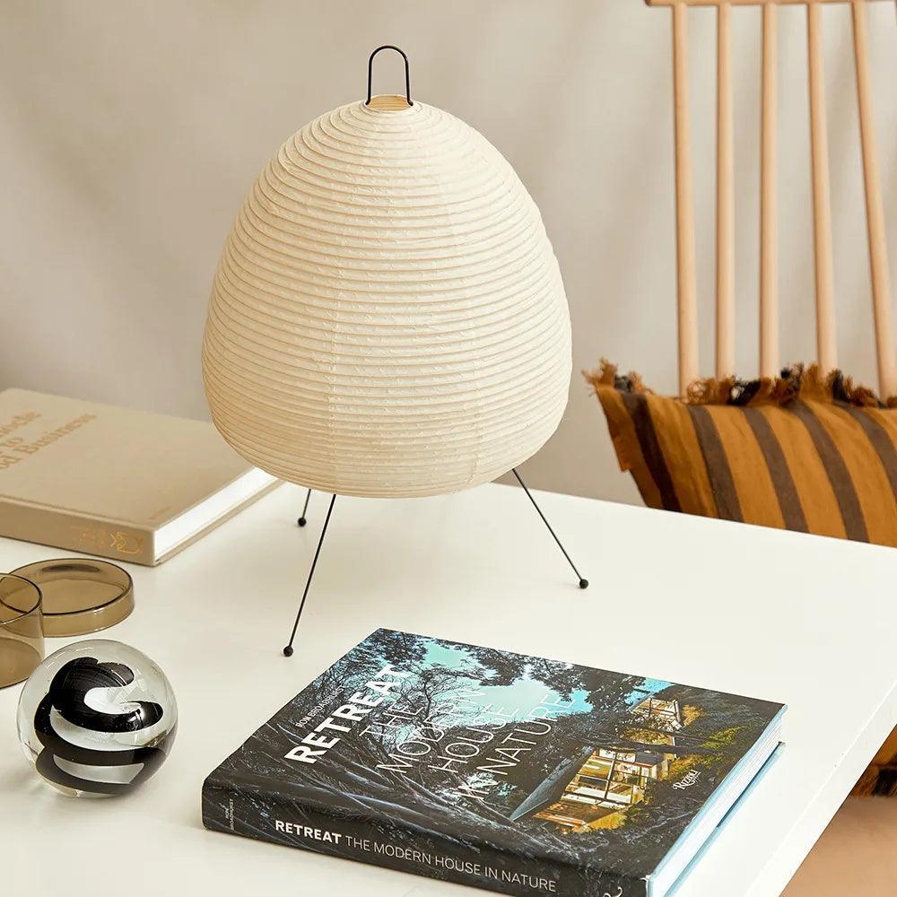 Tranquilux Paper Japanese-Inspired Table Lamp