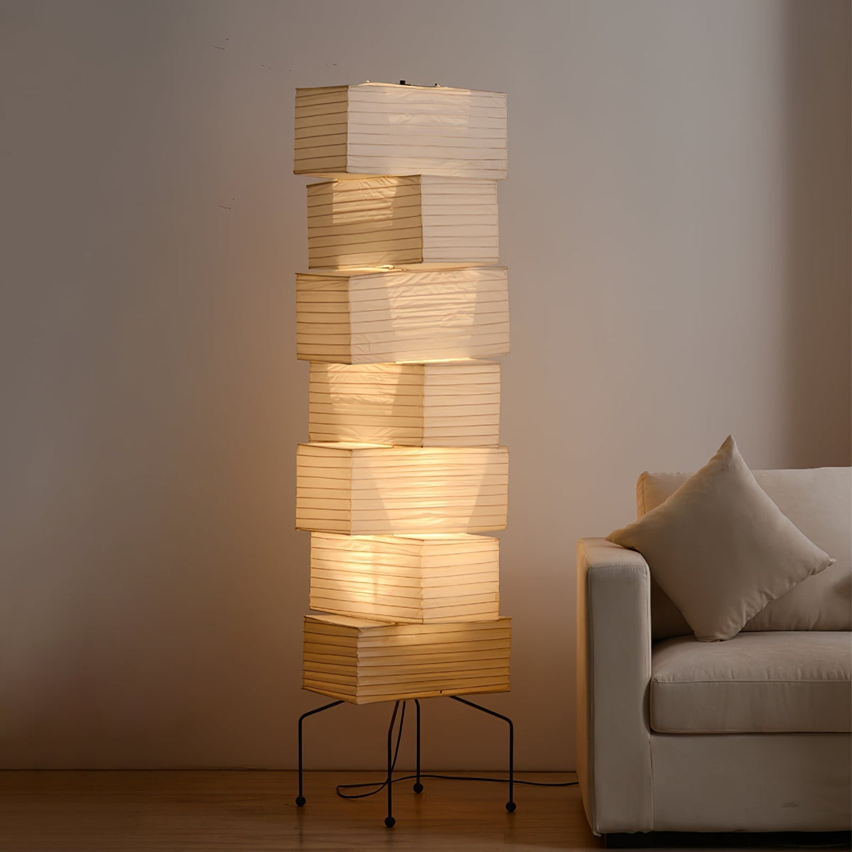 Avara Paper Floor Lamp