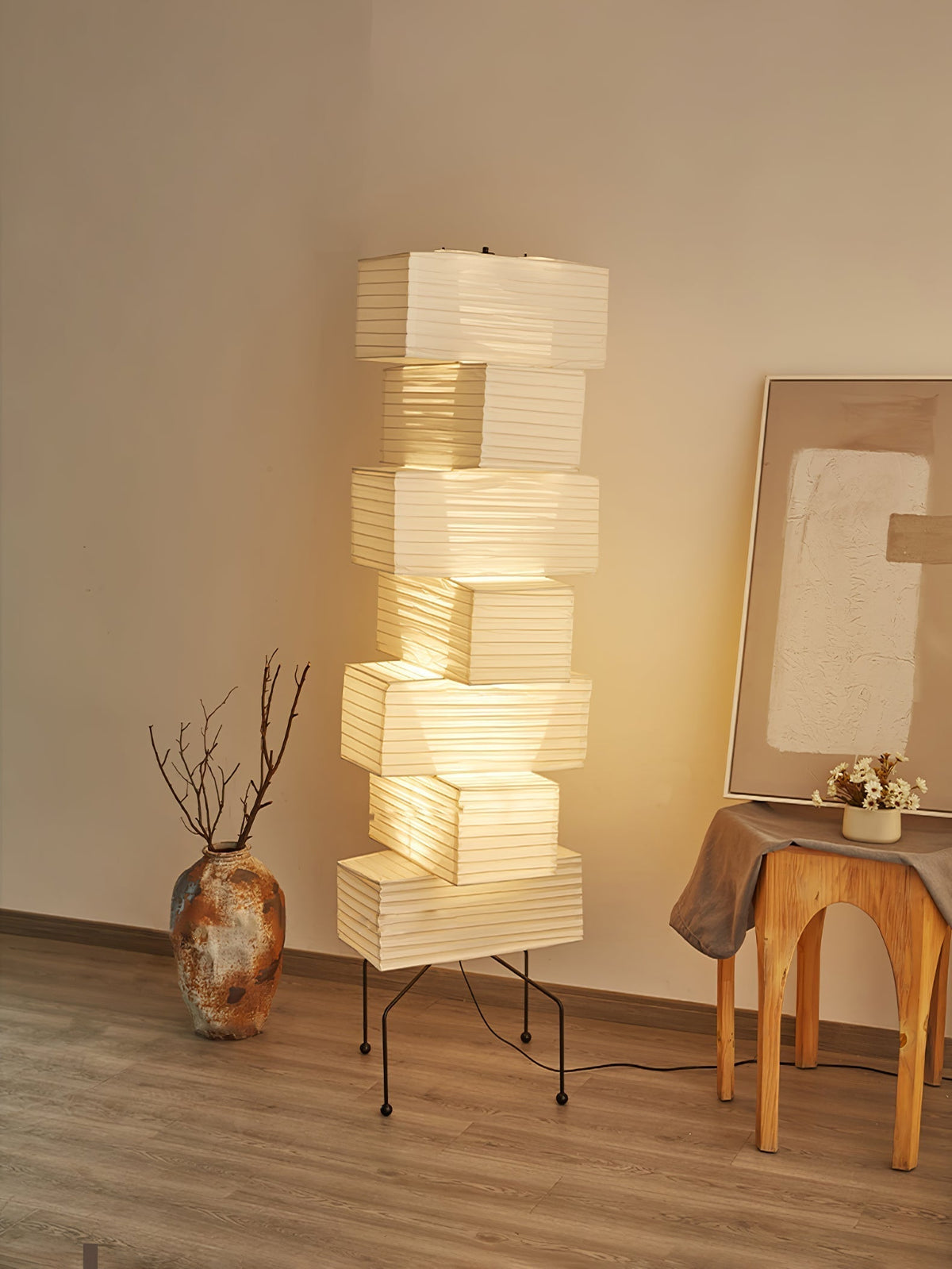 Avara Paper Floor Lamp