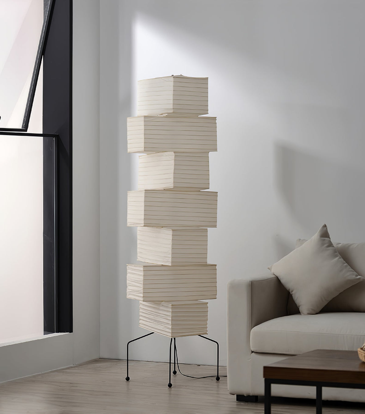 Avara Paper Floor Lamp