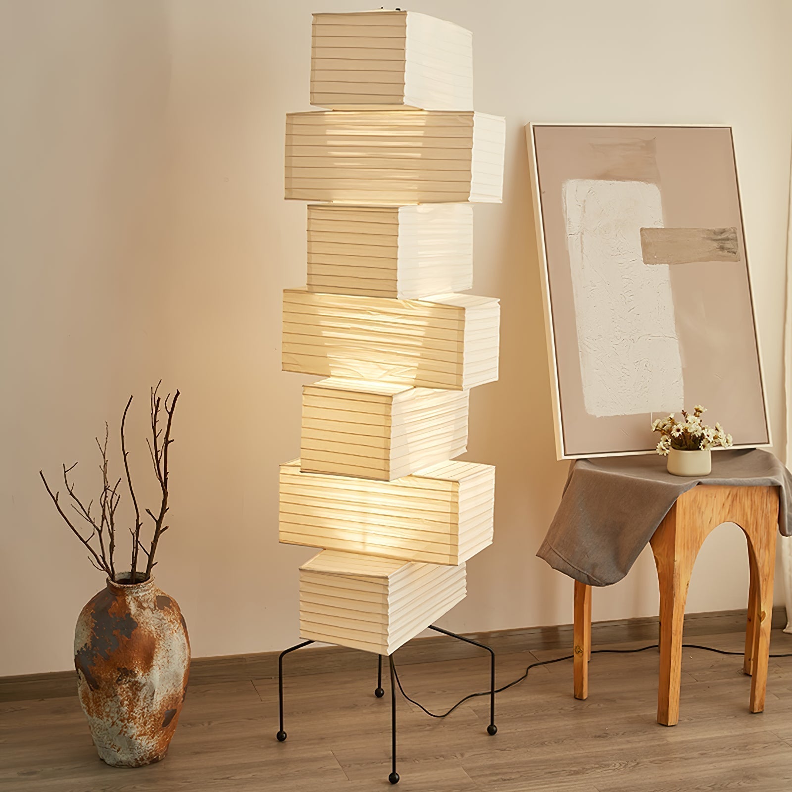Avara Paper Floor Lamp