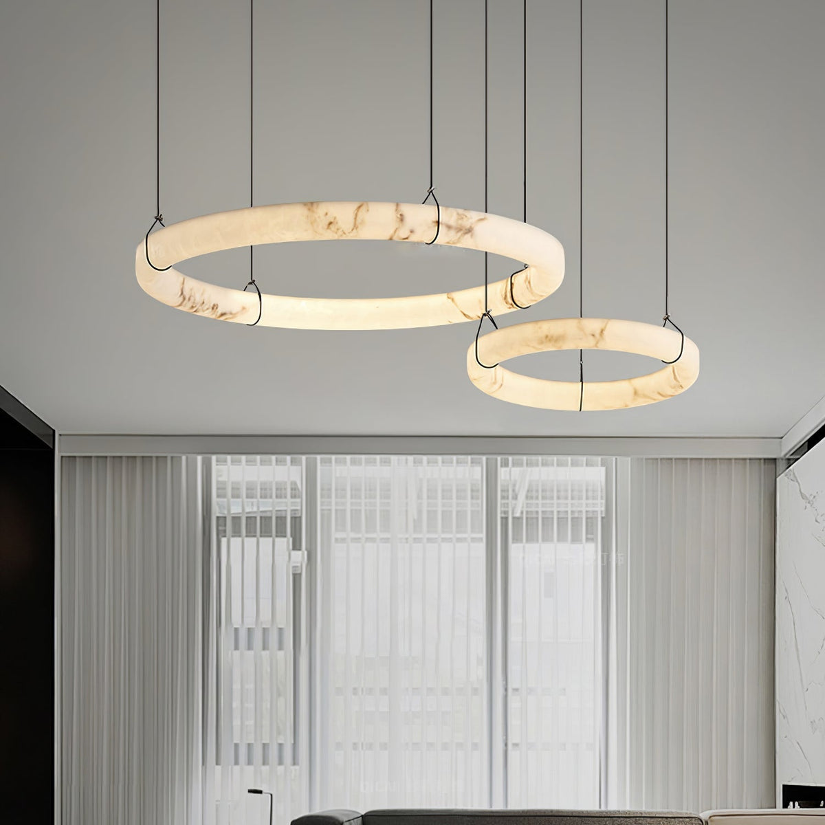 Avenisora Modern Alabaster Pendant Light
