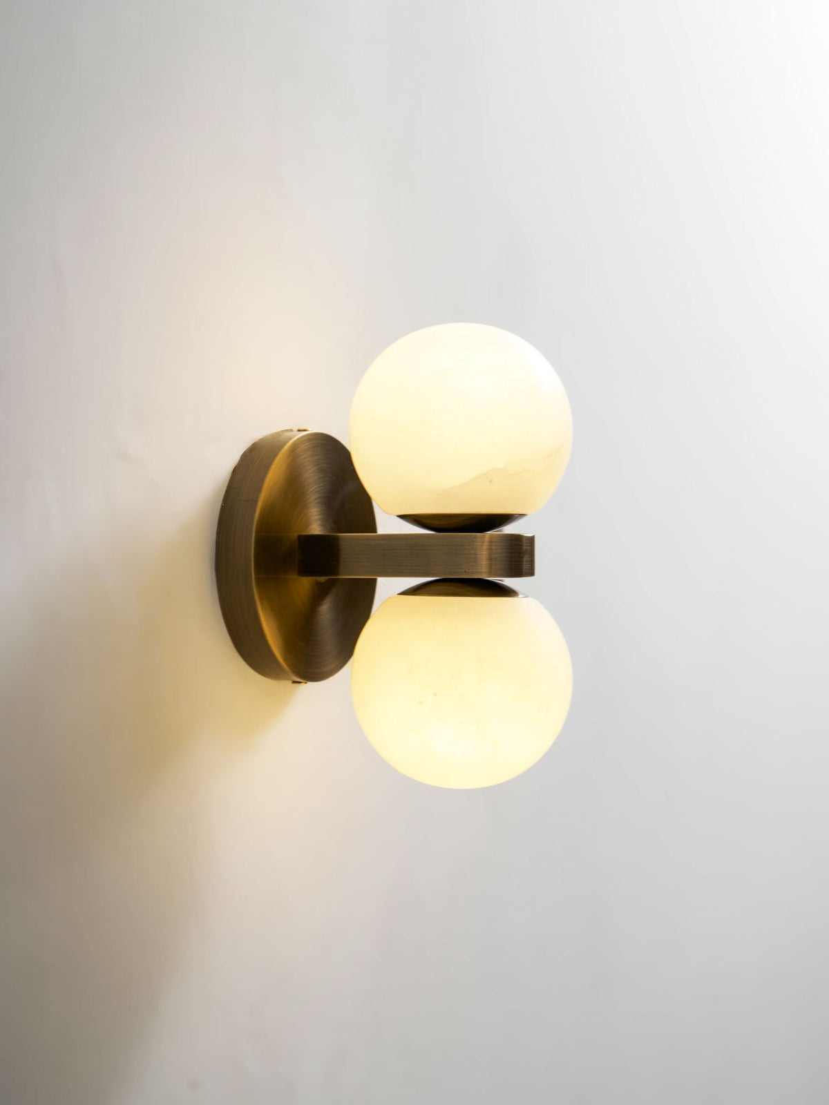 Lumenor Alabaster Celestia Orb Wall Light
