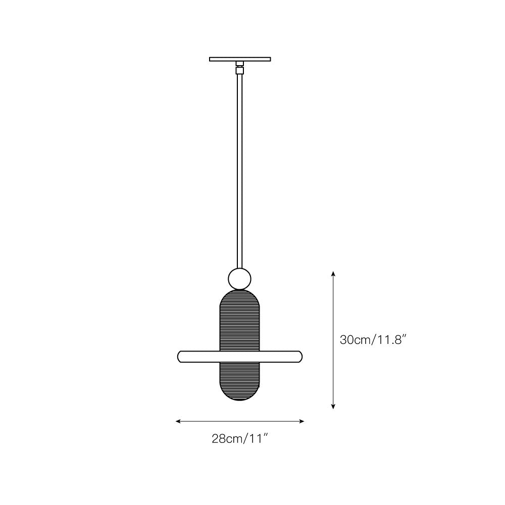 Ildvuvye Individual Creativity Comet Pendant Lamp