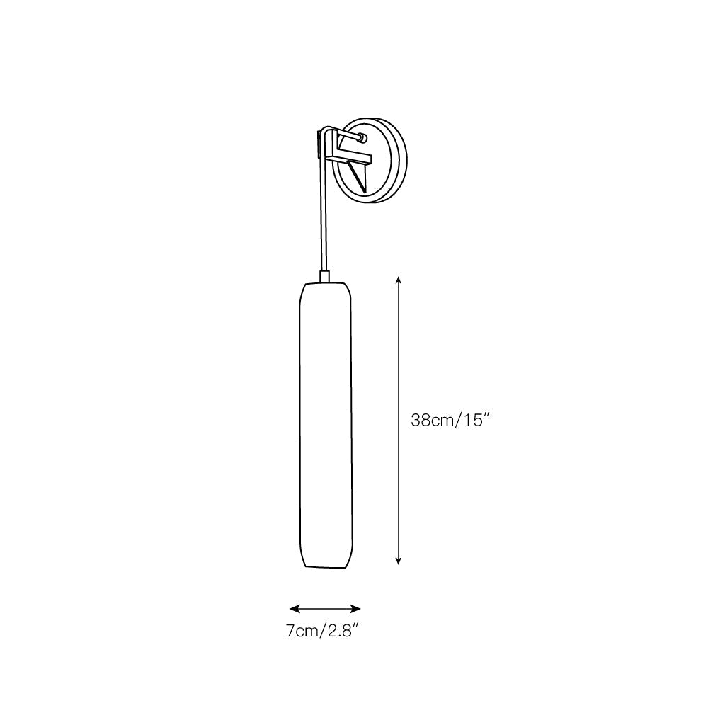 Alabaster Individual Creativity Flute Wall Lamp