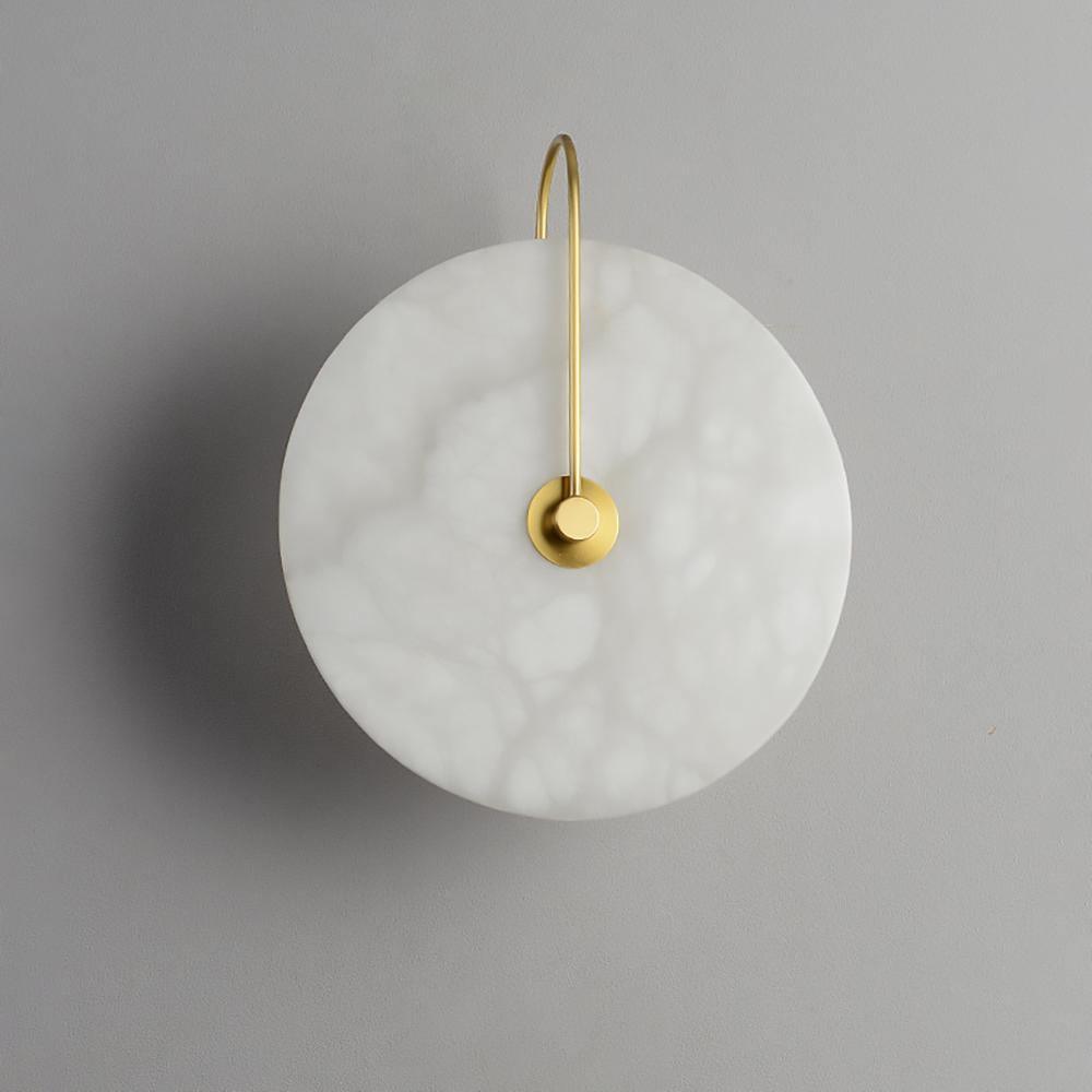 Albeenne Alabaster Globe Wall Lamp