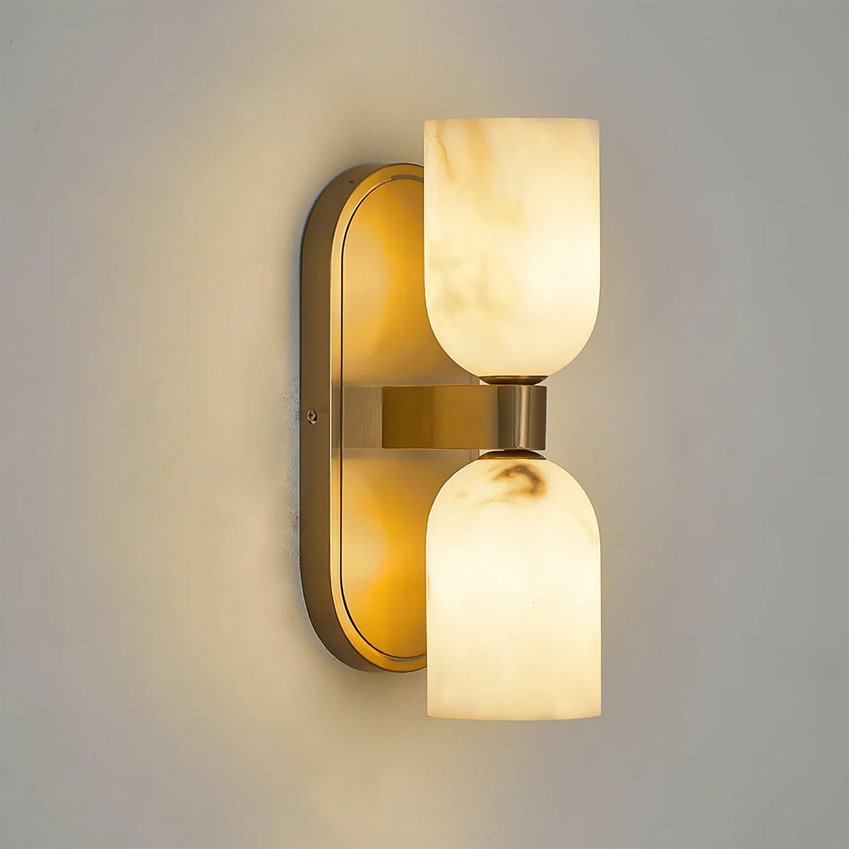 Alabaster Up-Down Wall Sconce