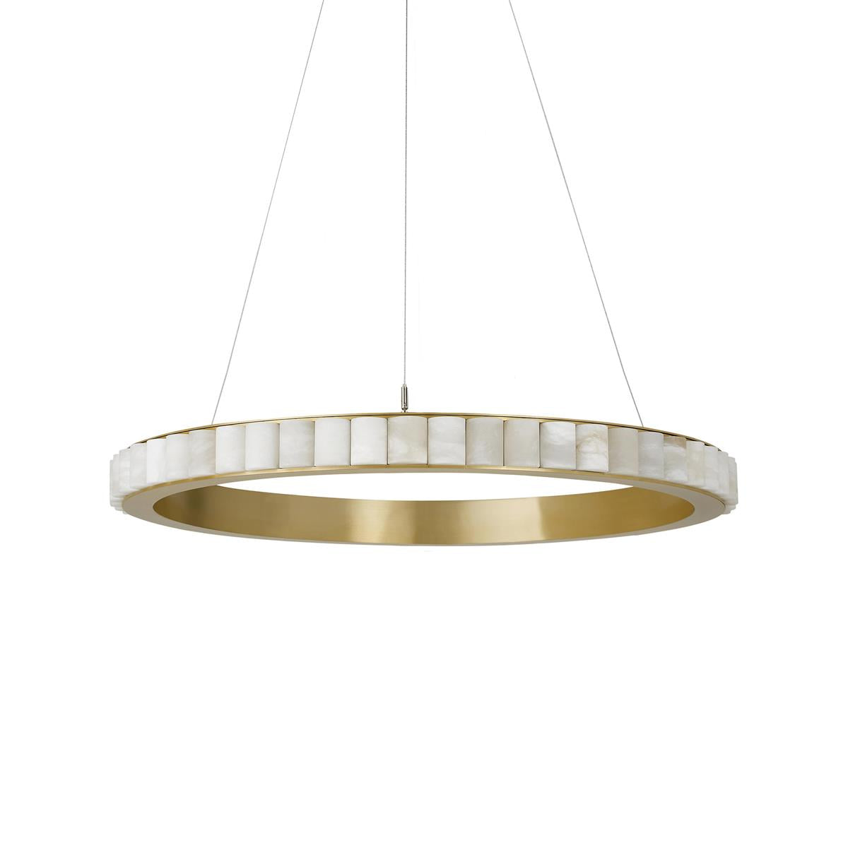Aurelia Double Ring Alabaster Chandelier