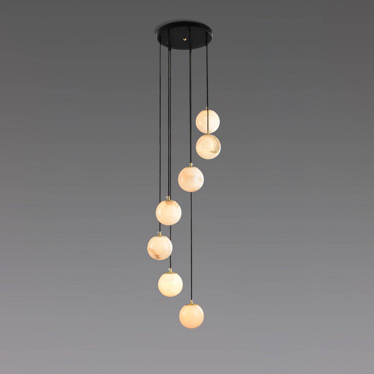 Sexta Alabaster Pendant Light Chandelier