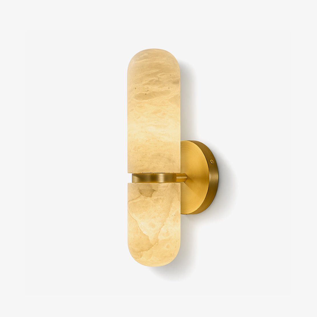 Ismerie Alabaster Capsule Wall Sconce