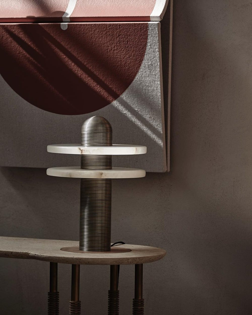 Nerio Modern Alabaster Table Lamp