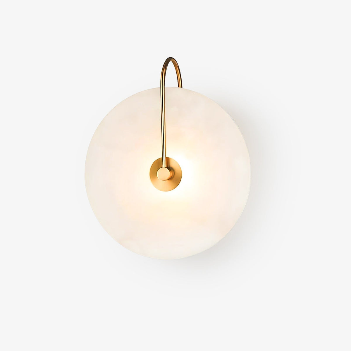 Albeenne Alabaster Globe Wall Lamp