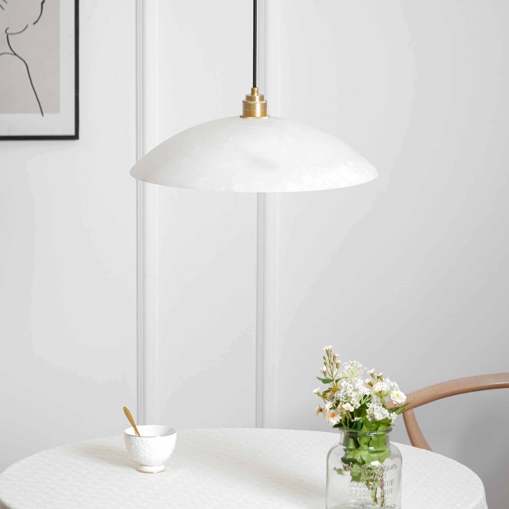 Ezriel Alabaster Pendant Light