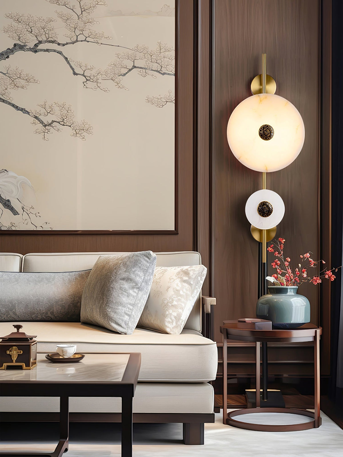 Evadne Alabaster Wall Lamp