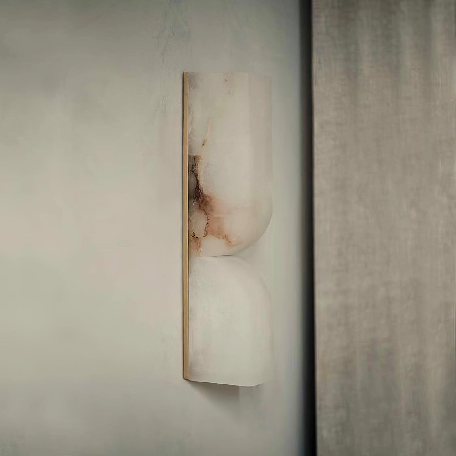 Niveelle Alabaster Rectangular Wall Lamp
