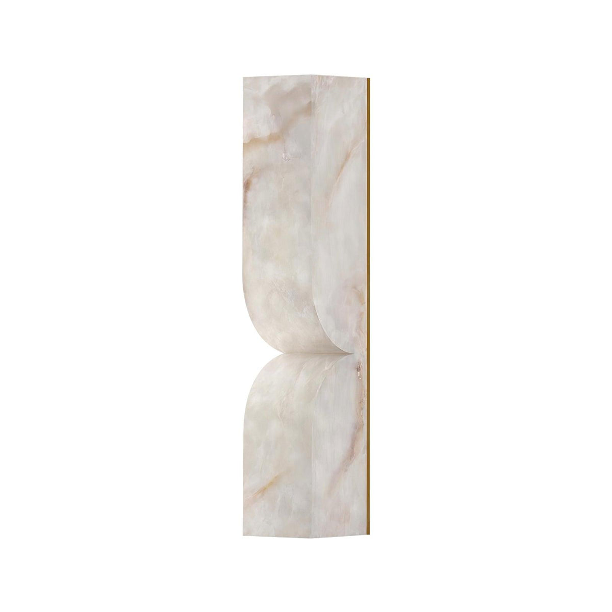 Lena Alabaster Rectangular Plug Wall Lamp