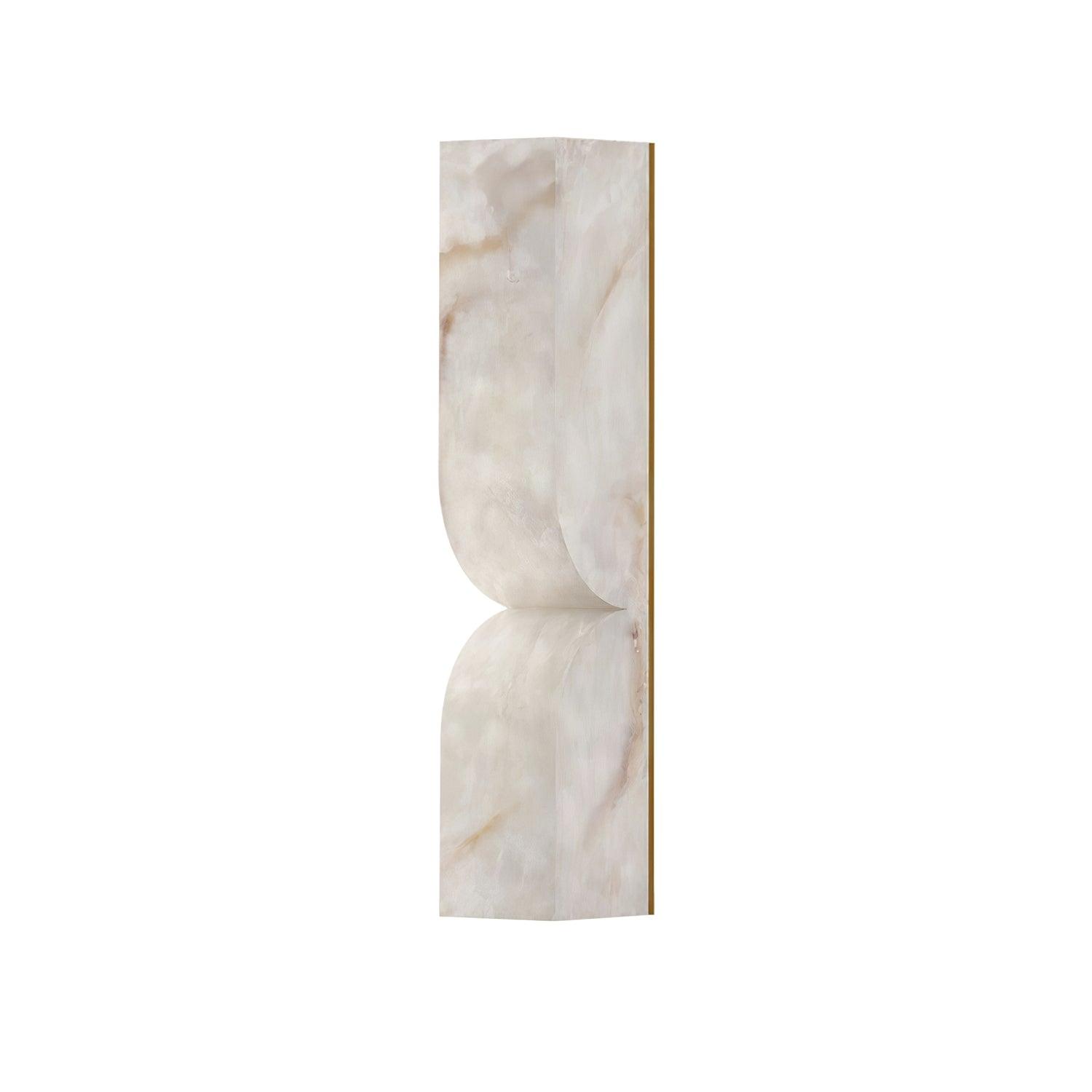 Lena Alabaster Rectangular Plug Wall Lamp