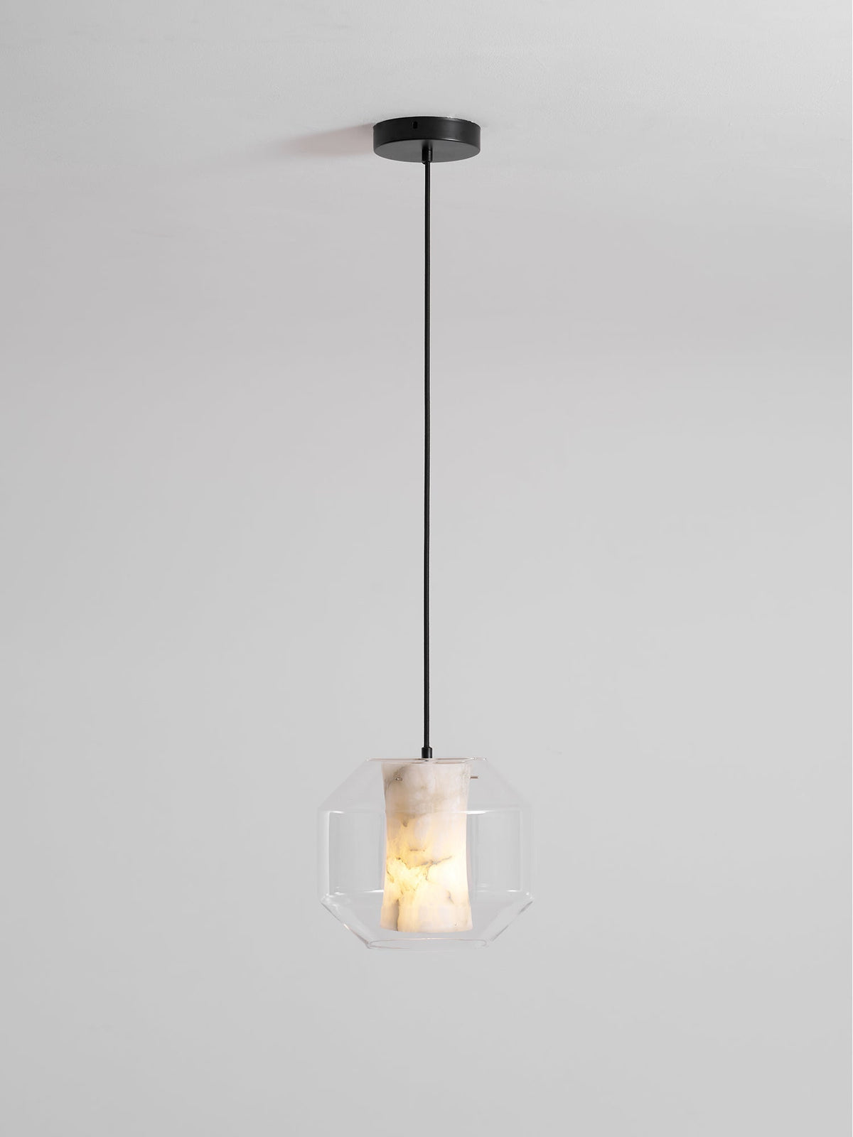 Edenborne Alabaster Glass Cylinder Pendant Light