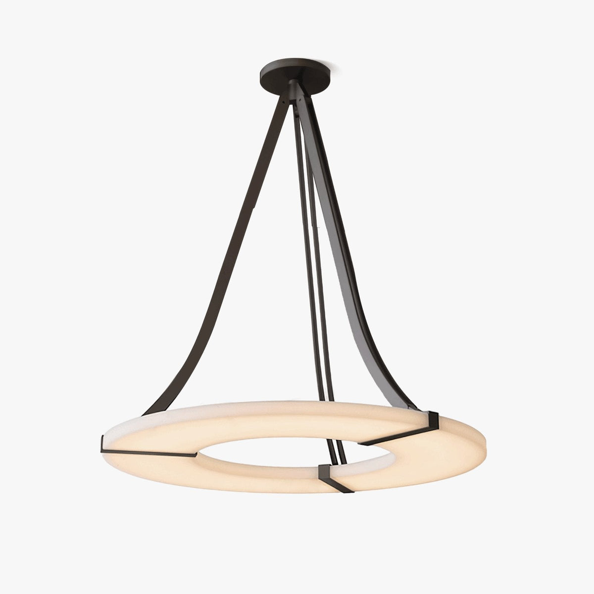 Faelor Alabaster Ring Pendant Light