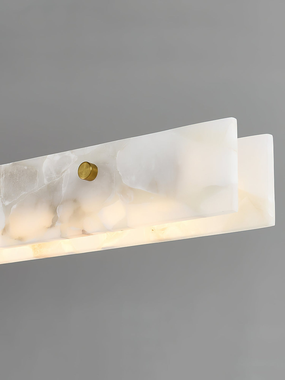 Vexor LED Modern Linear Alabaster Pendant Light