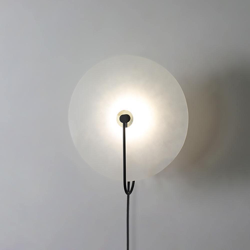 Ceraeyra Alabaster Globe Wall Light