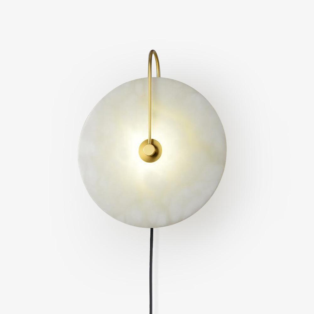 Ceraeyra Alabaster Globe Wall Light