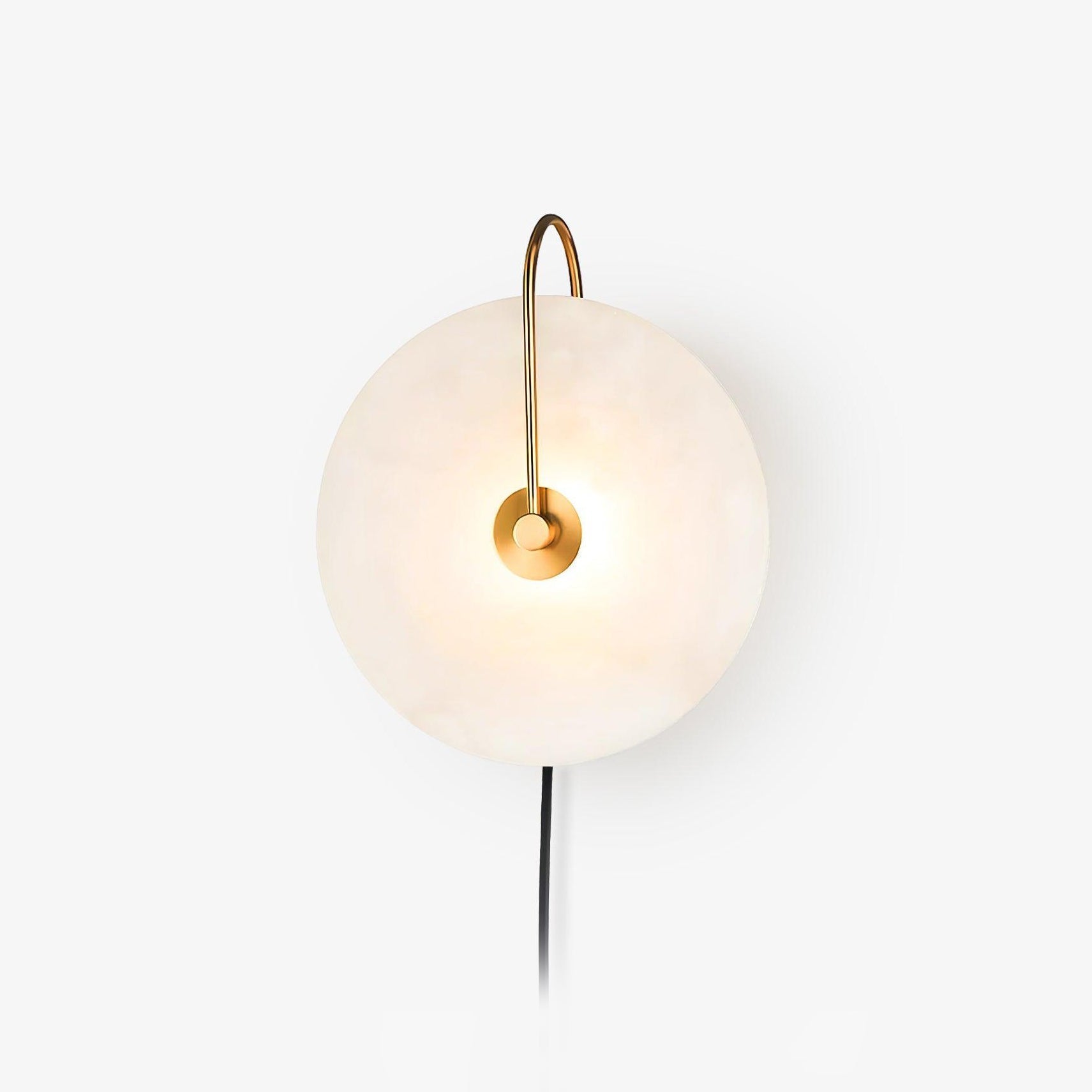 Ceraeyra Alabaster Globe Wall Light - Neutral Decor