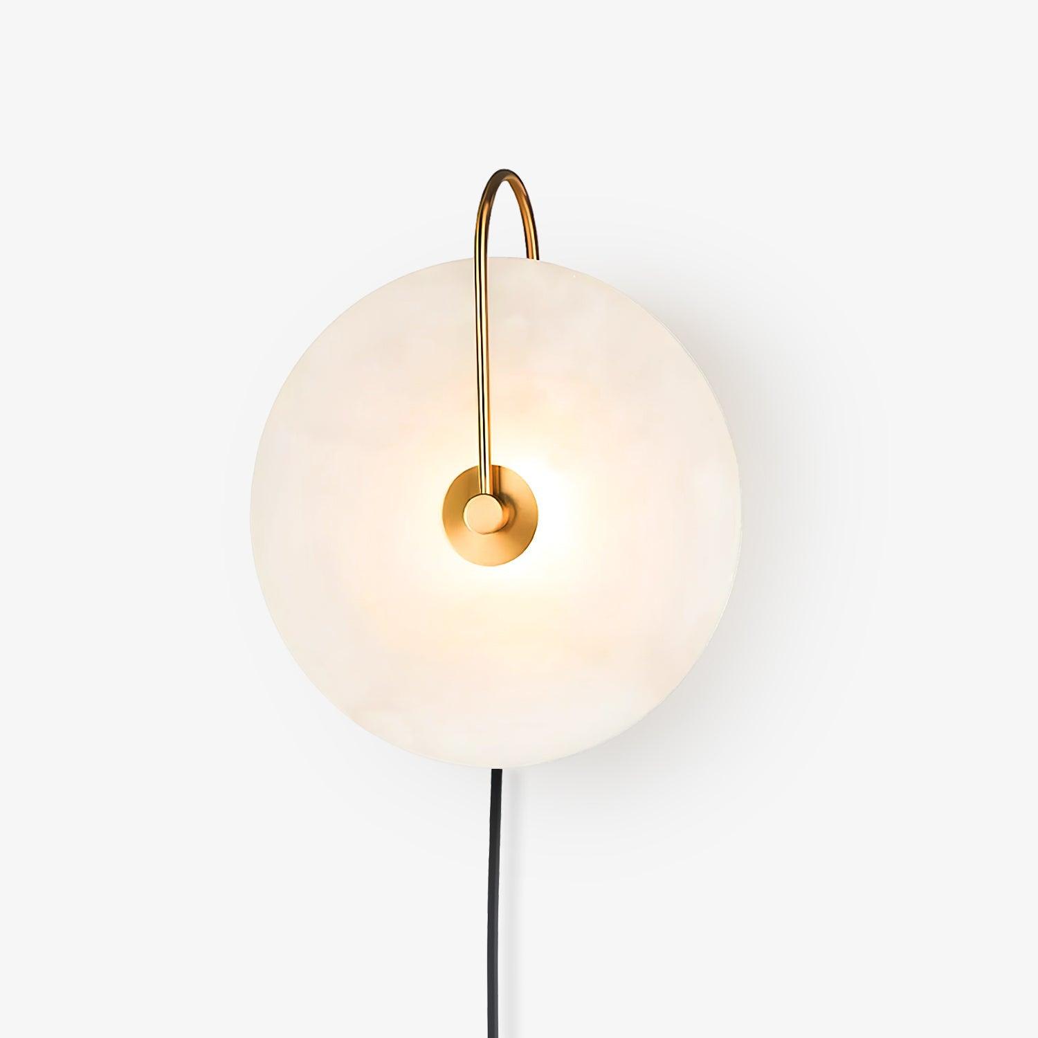 Ceraeyra Alabaster Globe Wall Light - Neutral Decor