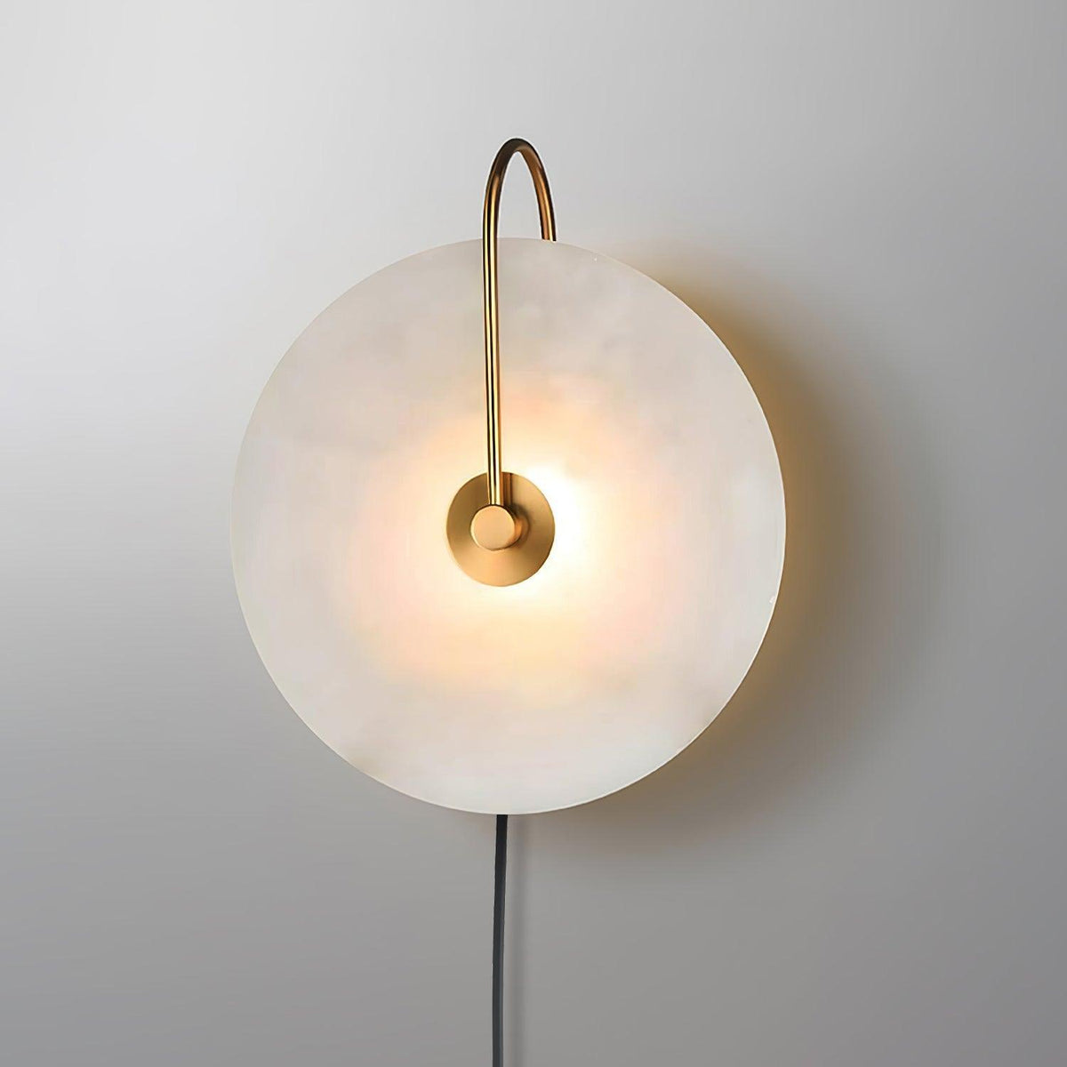 Ceraeyra Alabaster Globe Wall Light