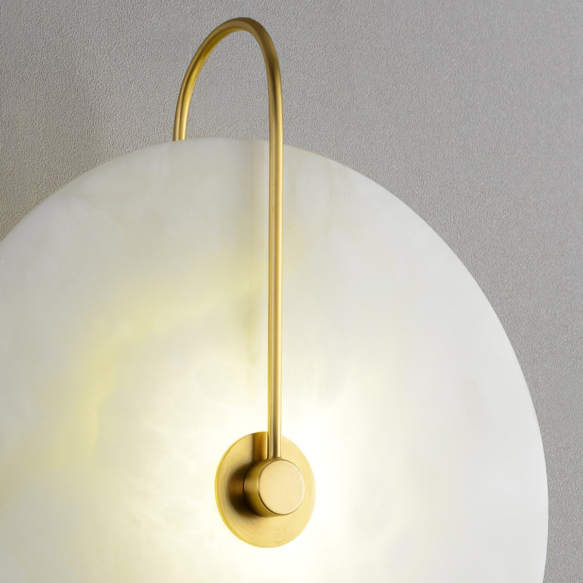 Albeenne Alabaster Globe Wall Lamp
