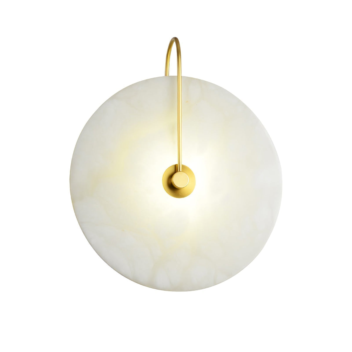 Albeenne Alabaster Globe Wall Lamp