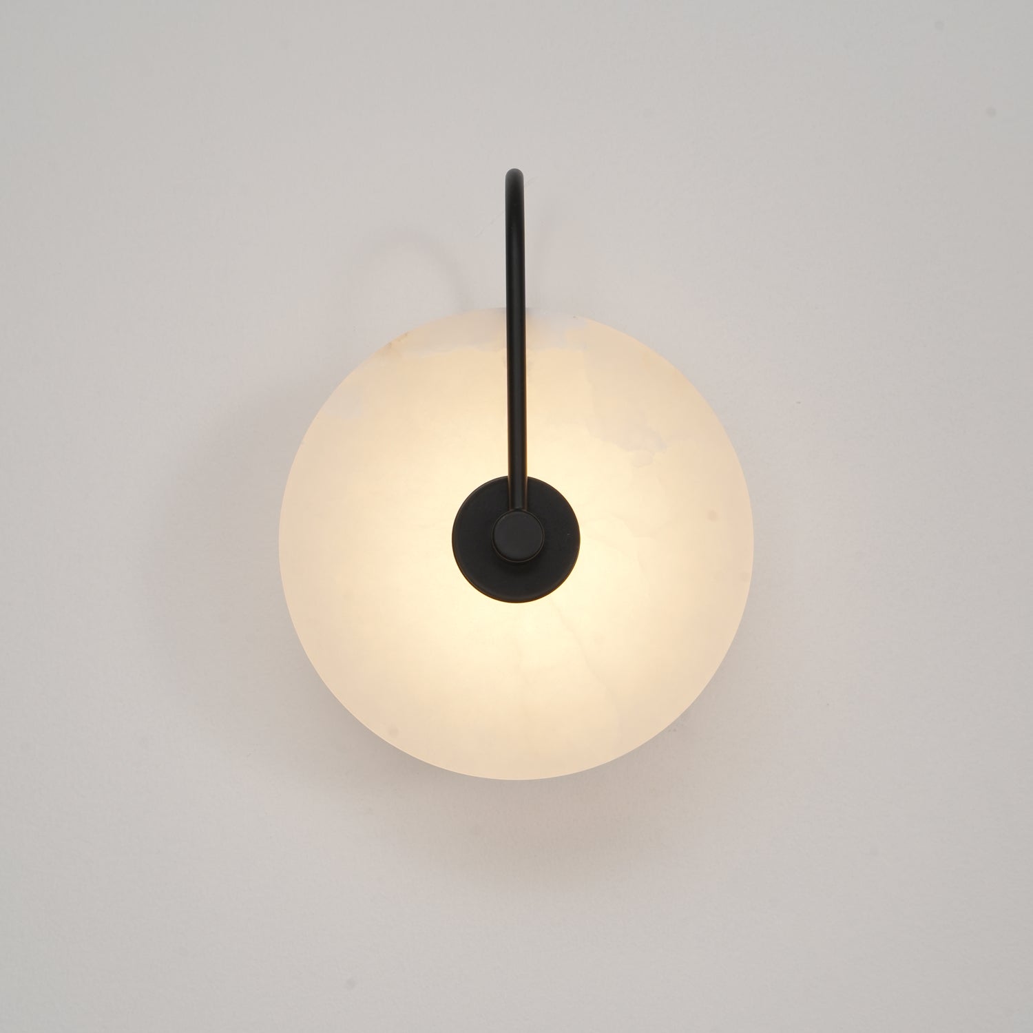 Albeenne Alabaster Globe Wall Lamp