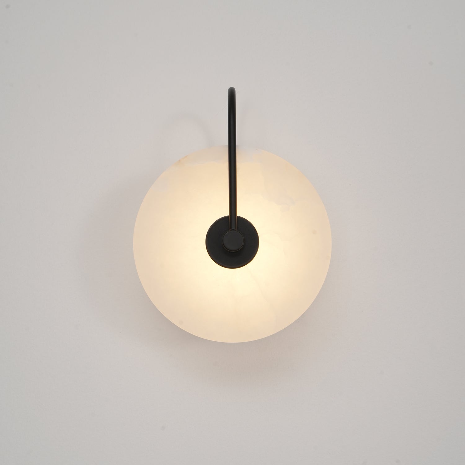 Albeenne Alabaster Globe Wall Lamp