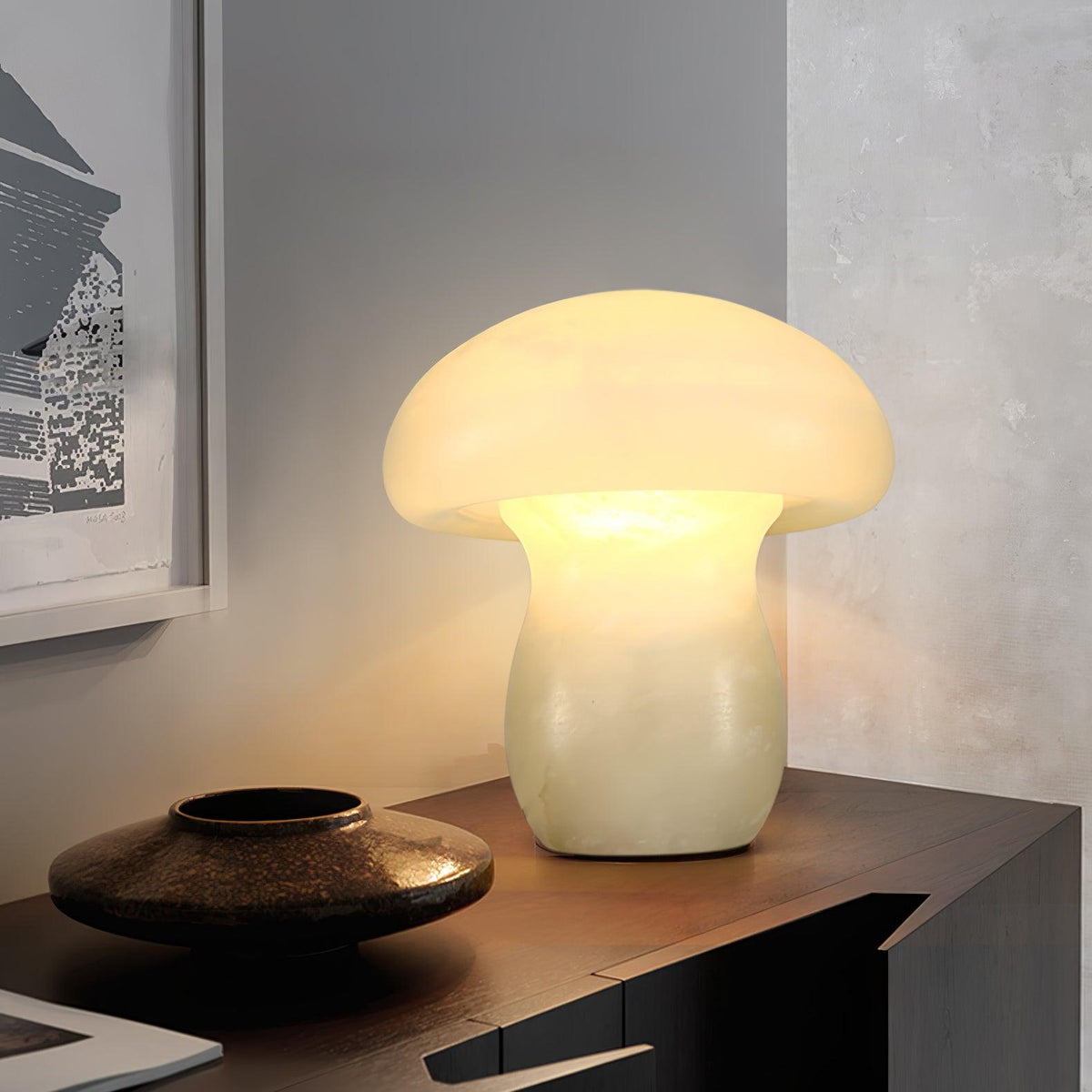 Eirarena Alabaster Table Lamp