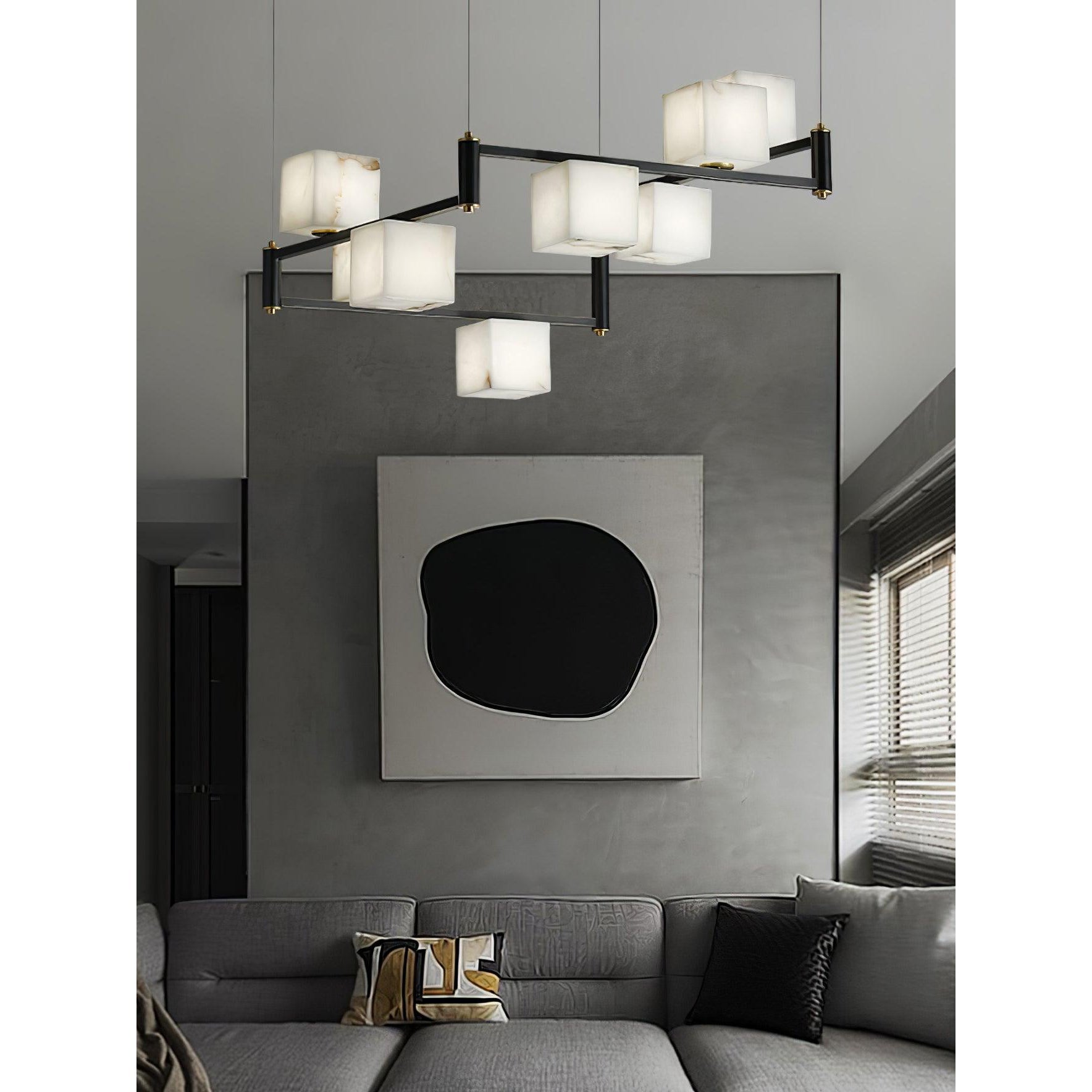 Ostruvye Individual Creativity Box Alabaster Chandelier