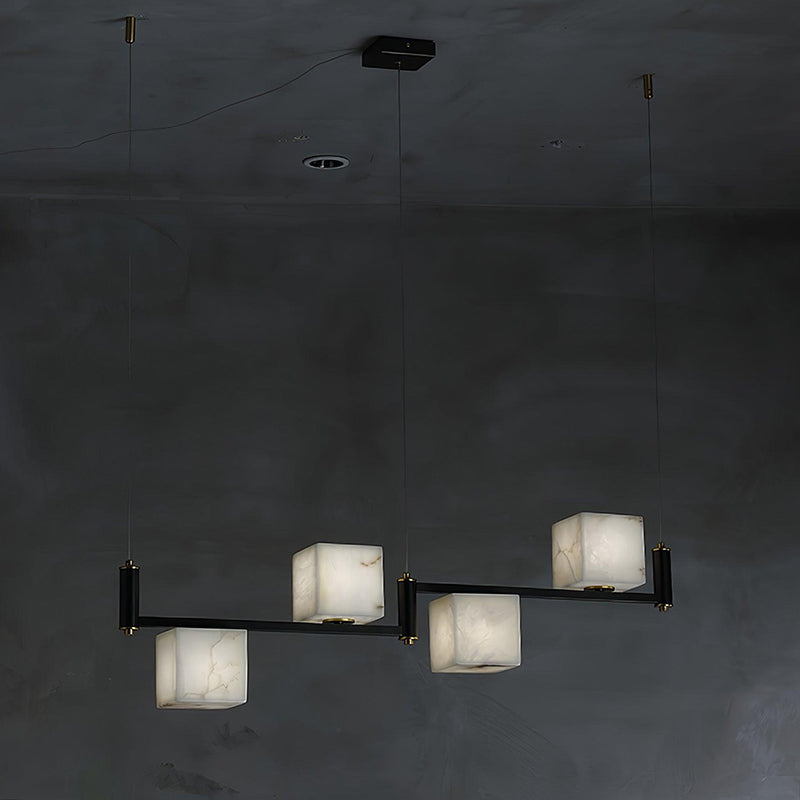 Ostruvye Individual Creativity Box Alabaster Chandelier