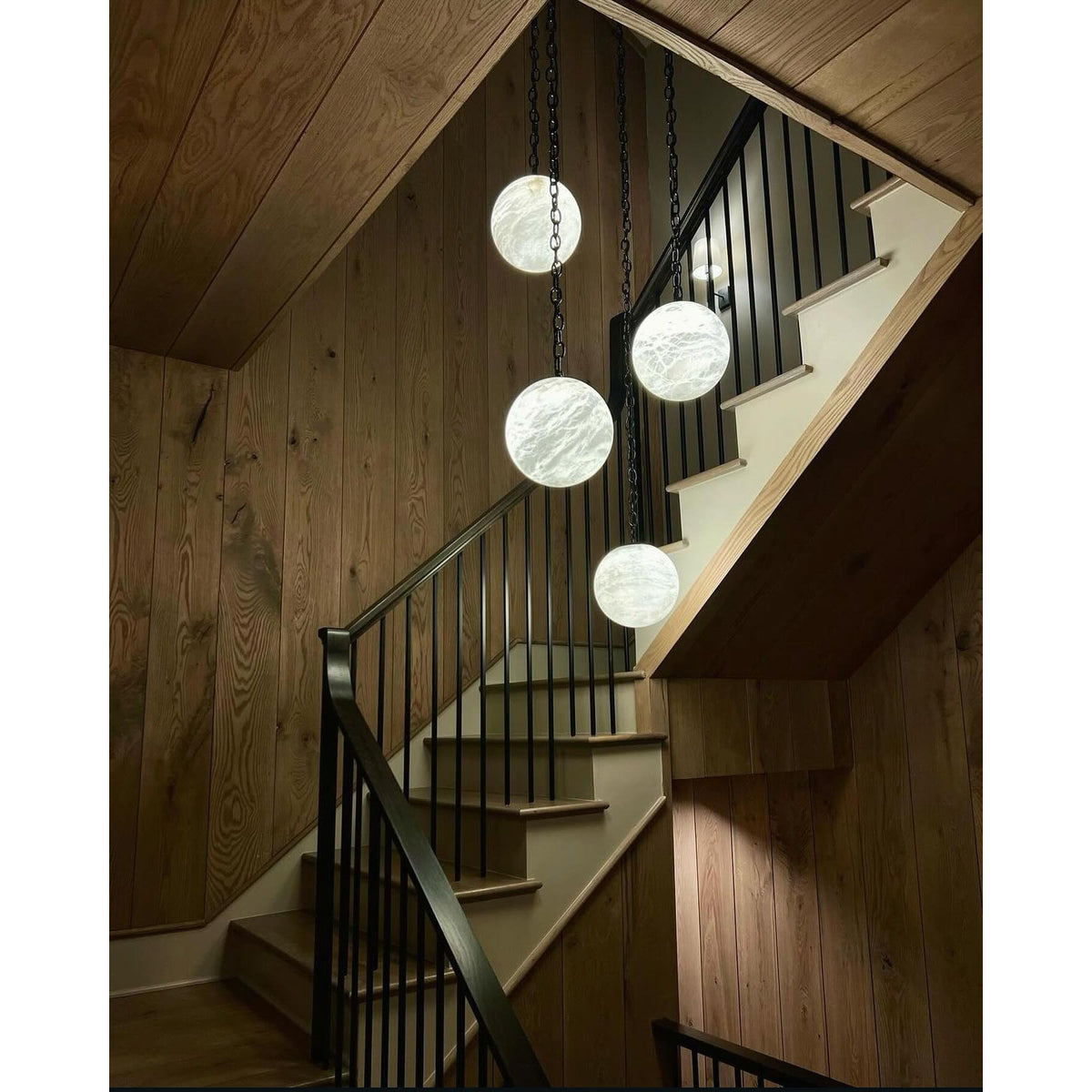 Marveil Alabaster Swag Pendant Lamp
