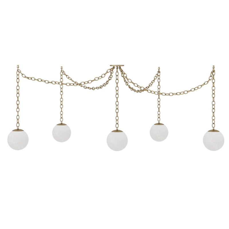 Marveil Alabaster Swag Pendant Lamp