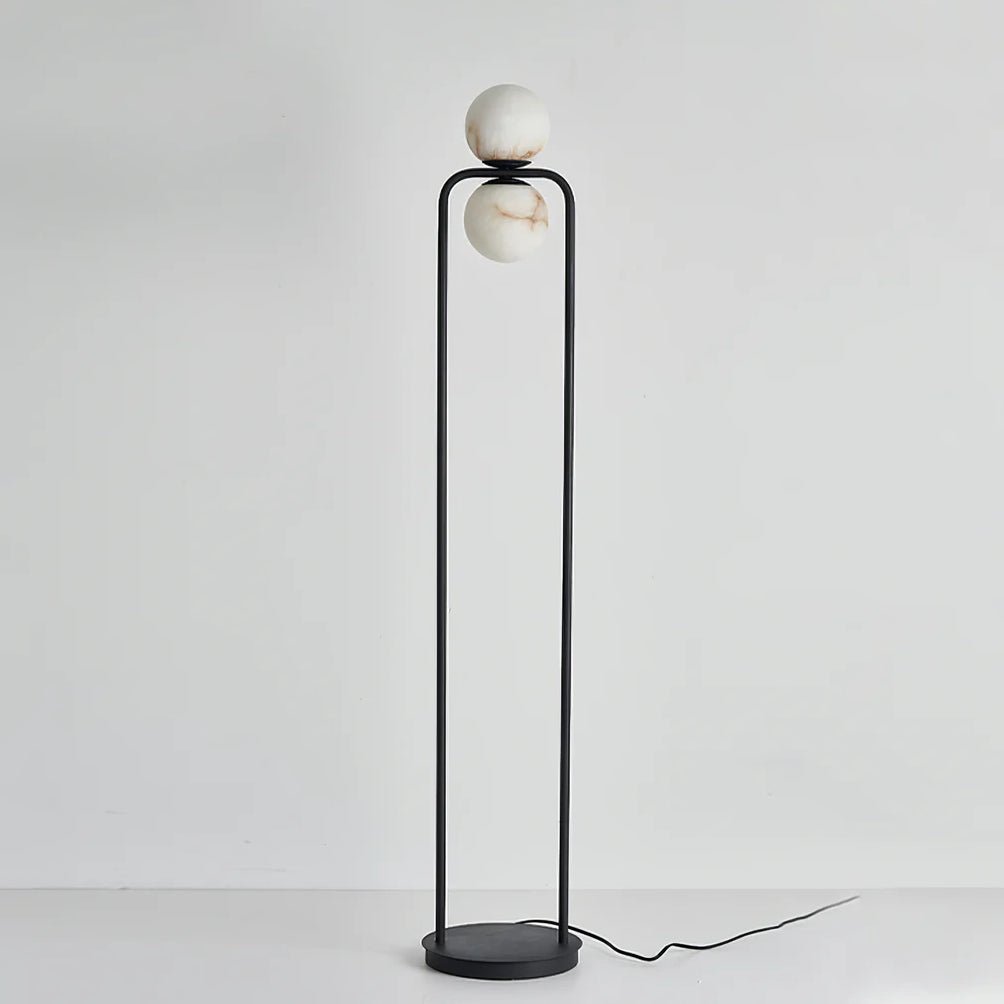 Callista Minimalist Alabaster Floor Lamp