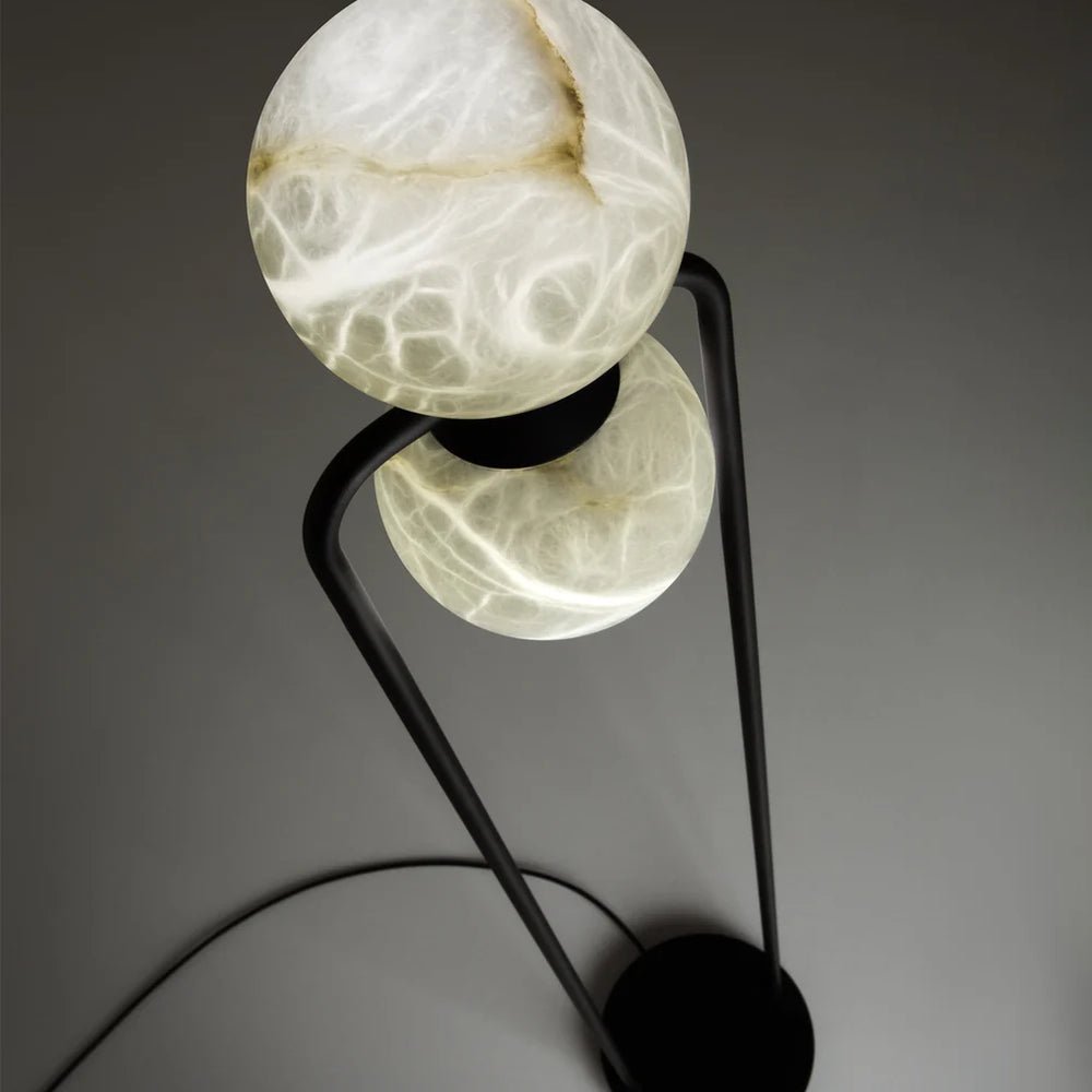 Callista Minimalist Alabaster Floor Lamp