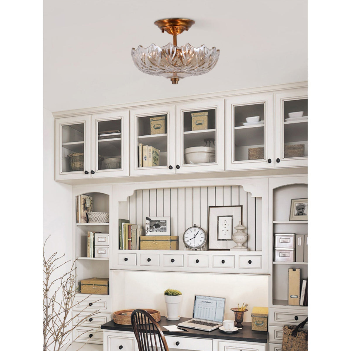 Qvistuvyi Postmodern Luxury Glass Ceiling Lamp