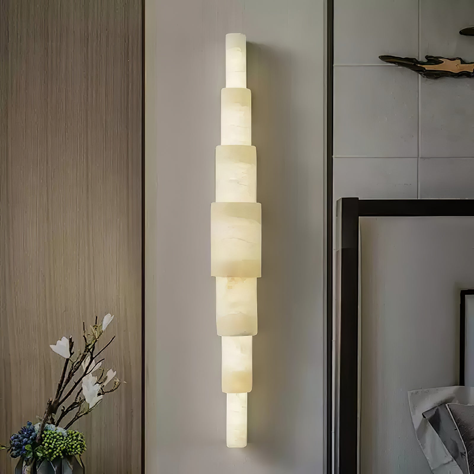 Raya Alabaster Wall Light