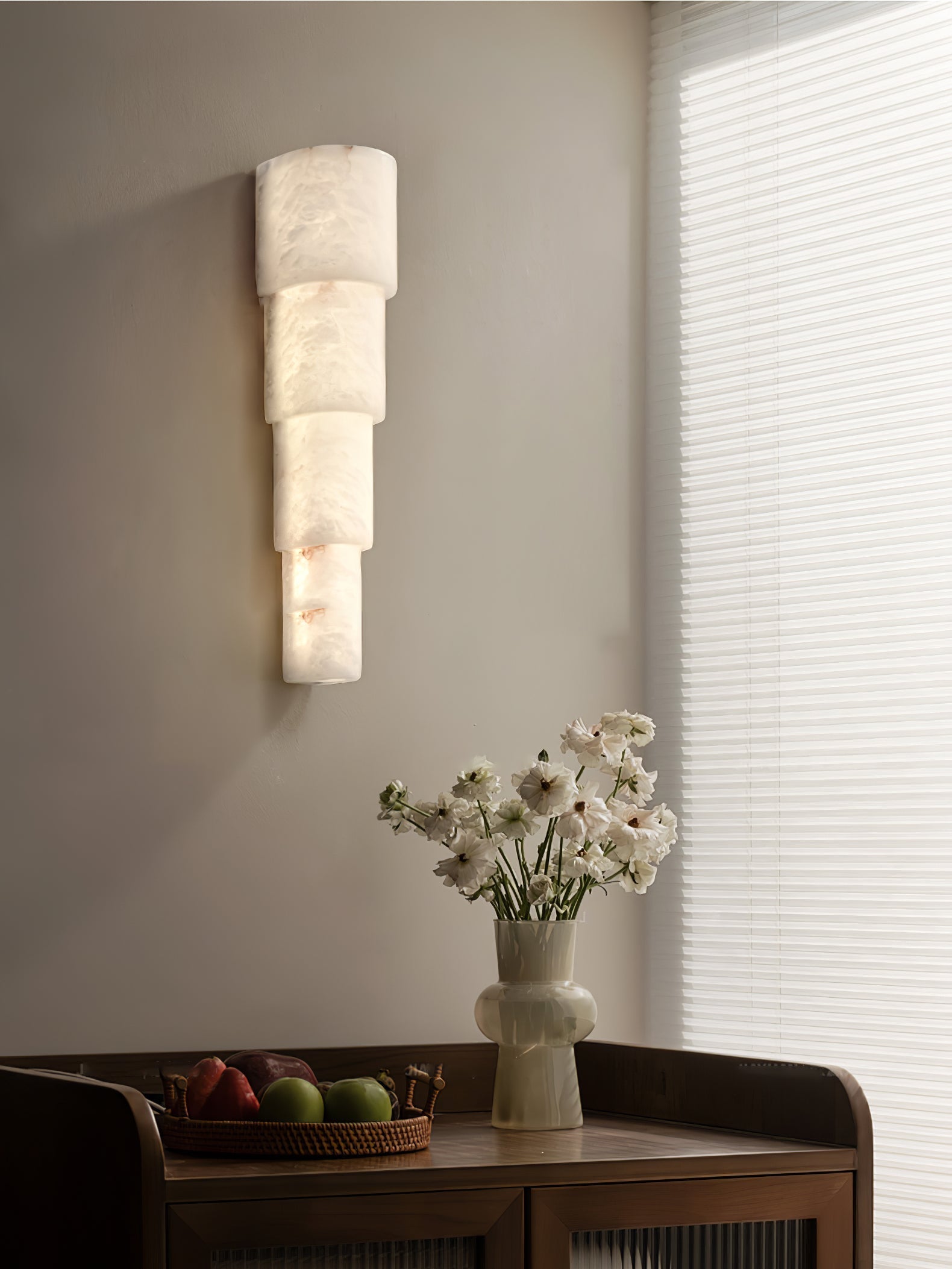 Raya Alabaster Wall Light