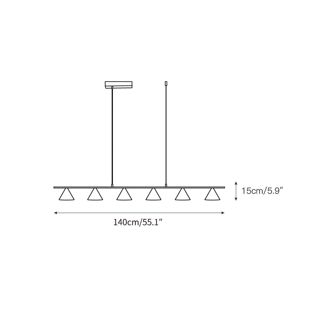 Ulfuvyi Modern Minimalist Travertine Pendant Lamp