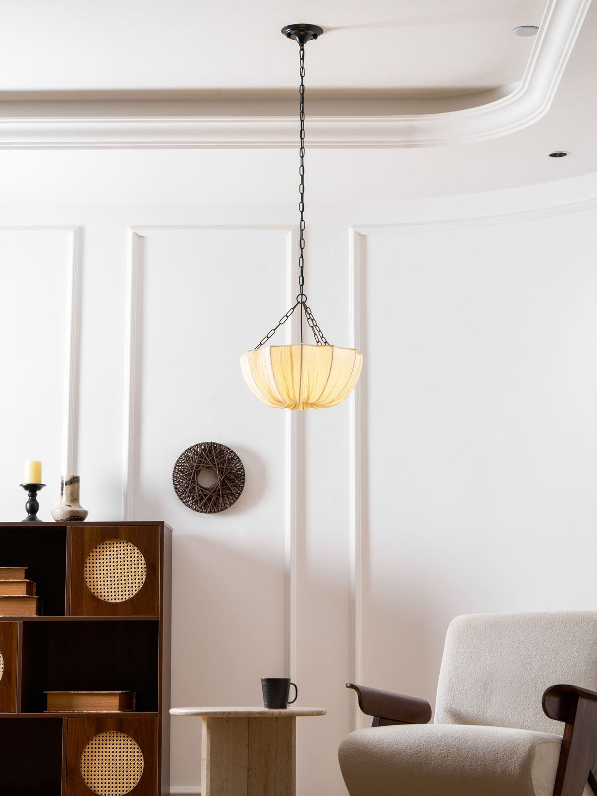 Willowmere Fabric Pendant Light