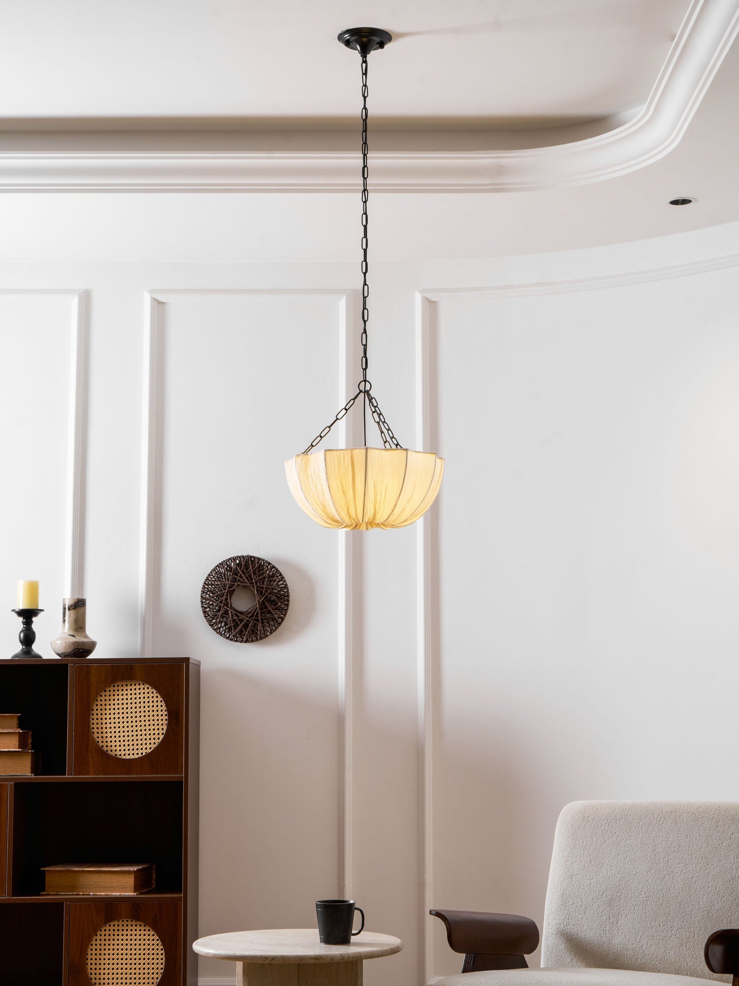 Willowmere Fabric Pendant Light