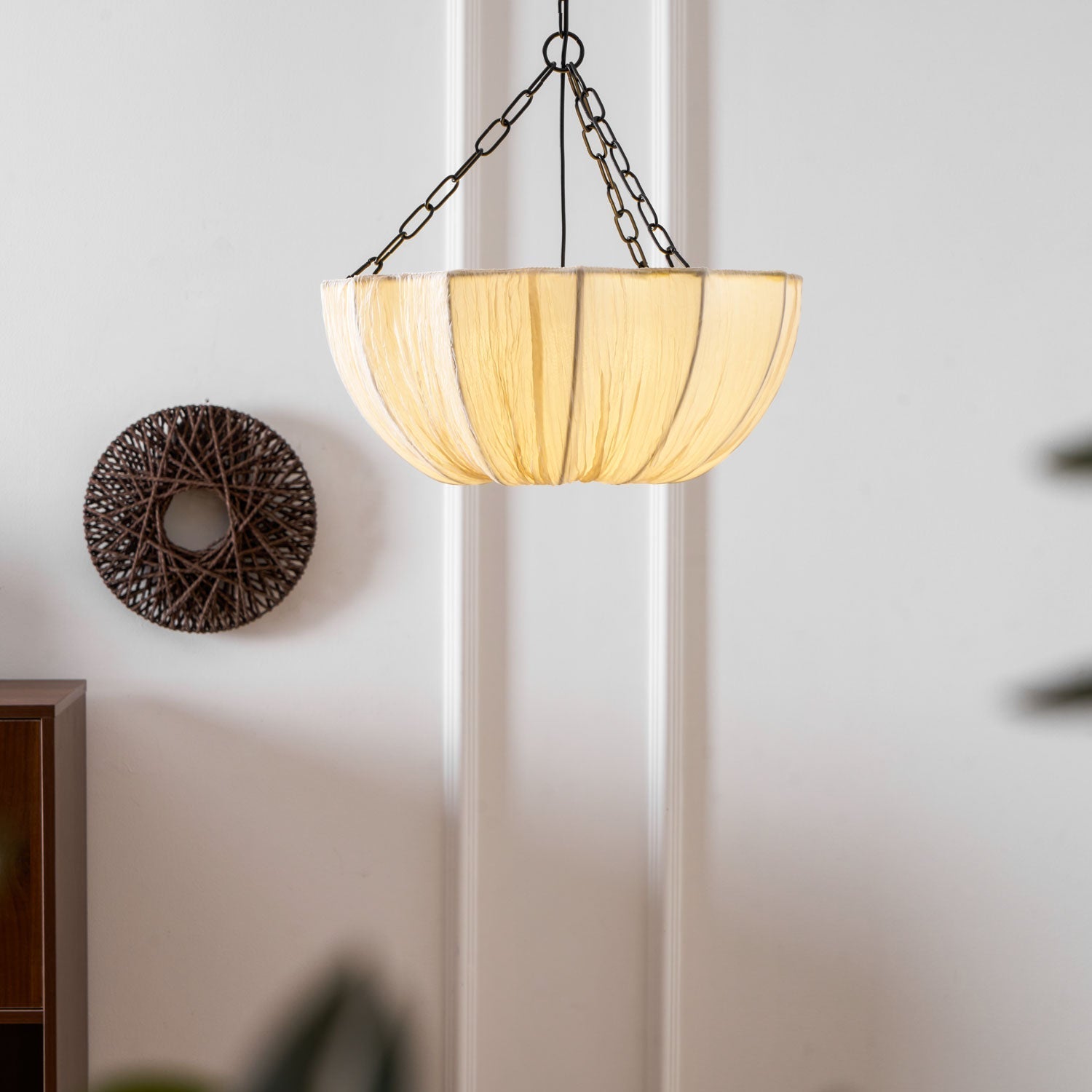 Willowmere Fabric Pendant Light