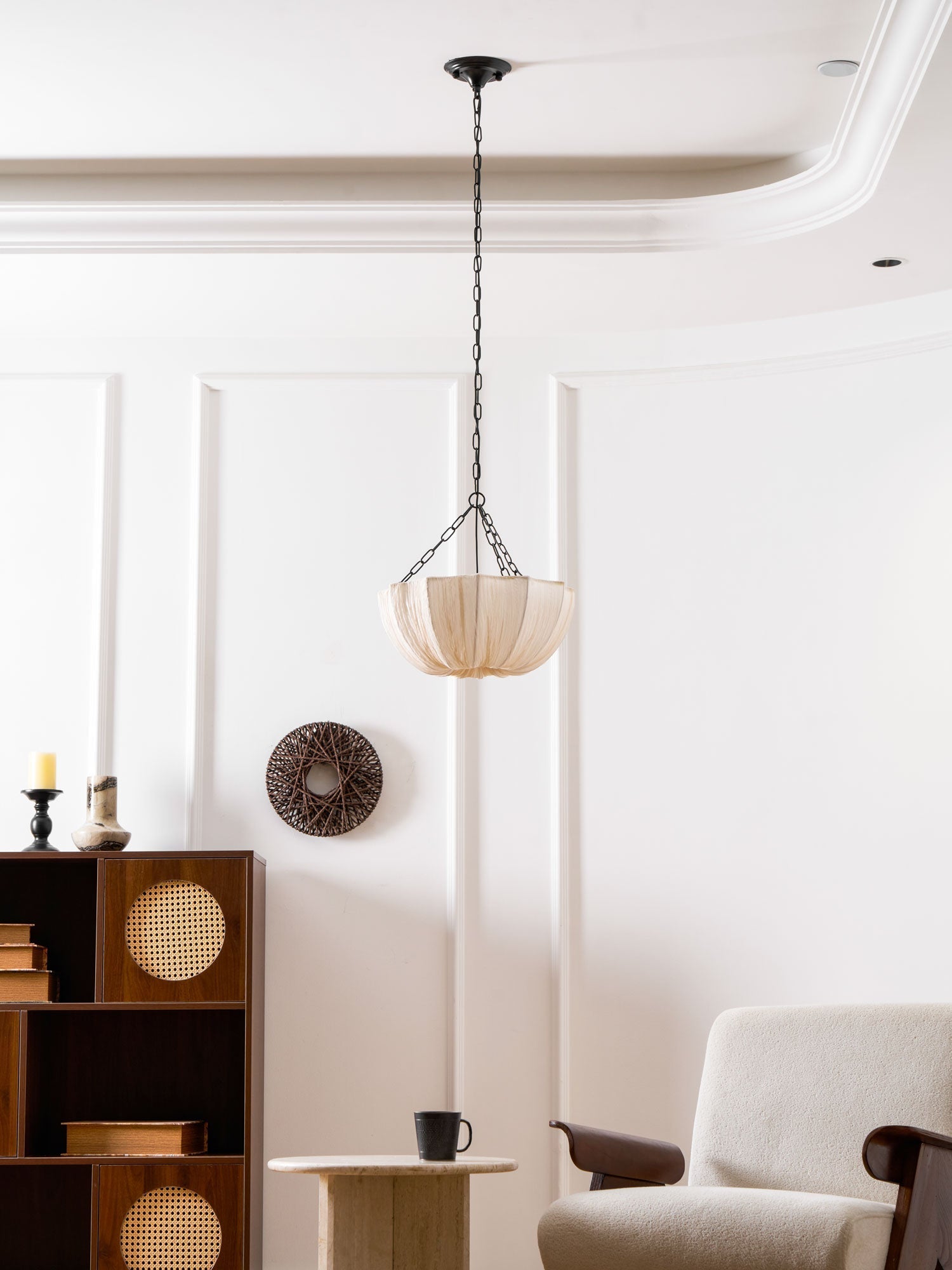 Willowmere Fabric Pendant Light
