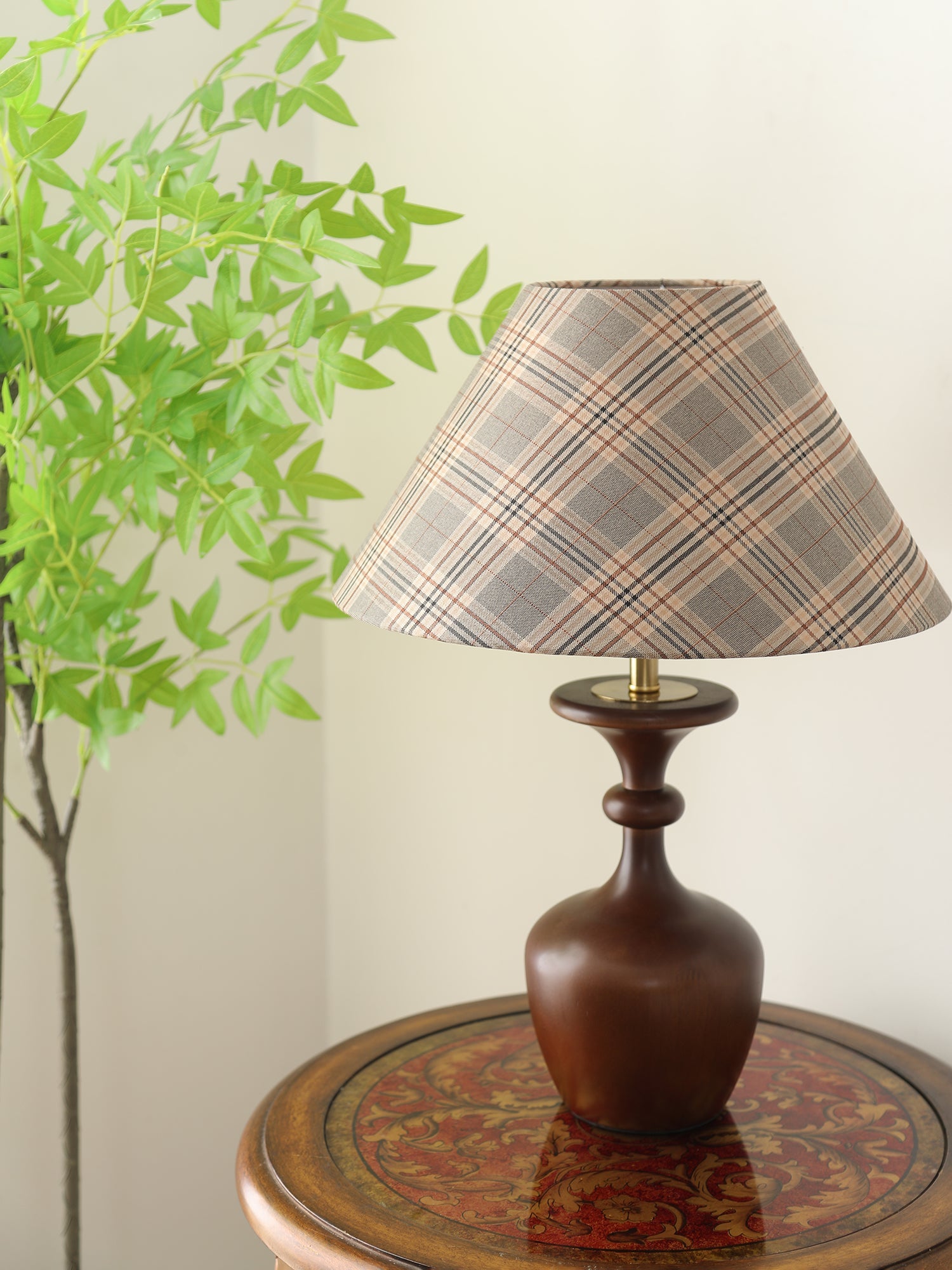Alina Wood & Fabric Classic Table Lamp